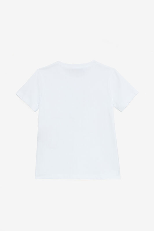 JU Camiseta Con Monograma RC Y Firma De Pedrería Blanco UJT62E-JD001