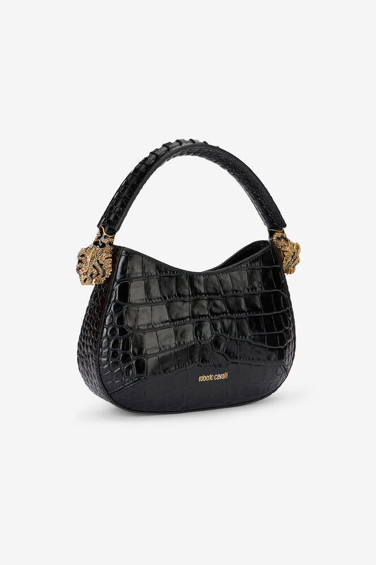 RC Bolso hobo Roar mediano con joya de tigres Negro TWB002-PZ975