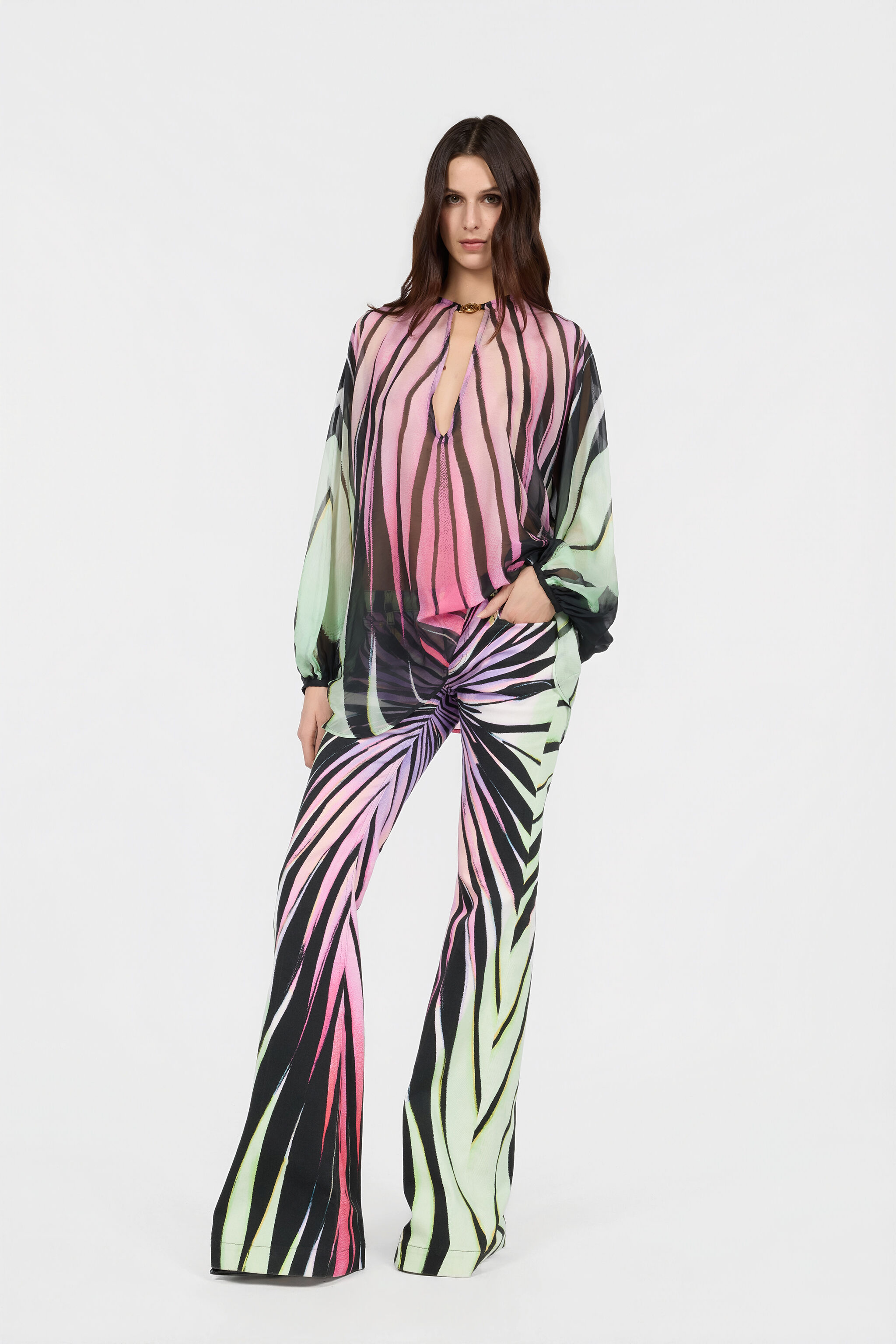 RC Caftan à Imprimé Ray Of Paradise MULTICOLOR XKW032-HNM33
