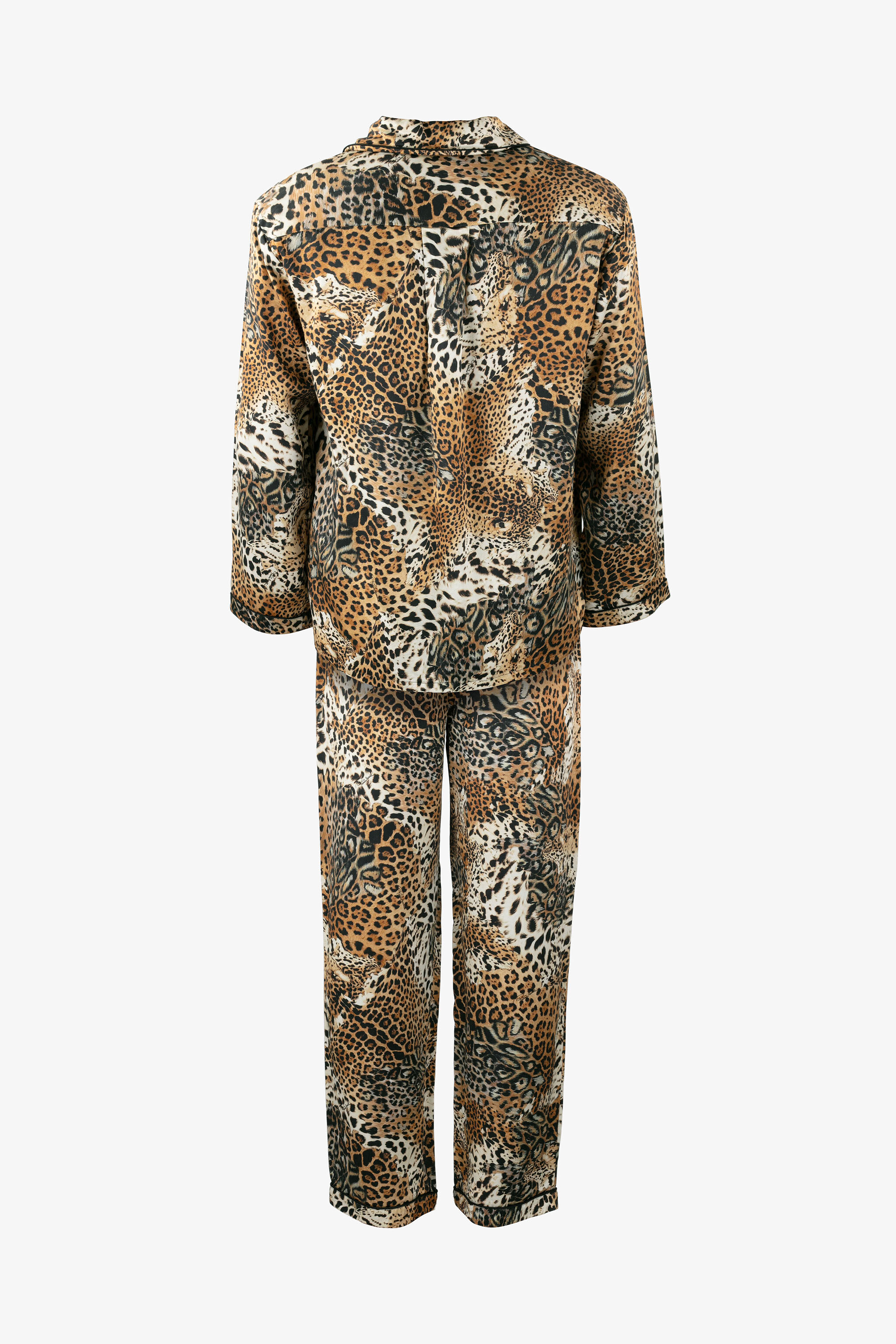 HO Herren-Seidenpyjama mit Jaguar-Skin-Print JAGUAR SKIN VALH08-IH017