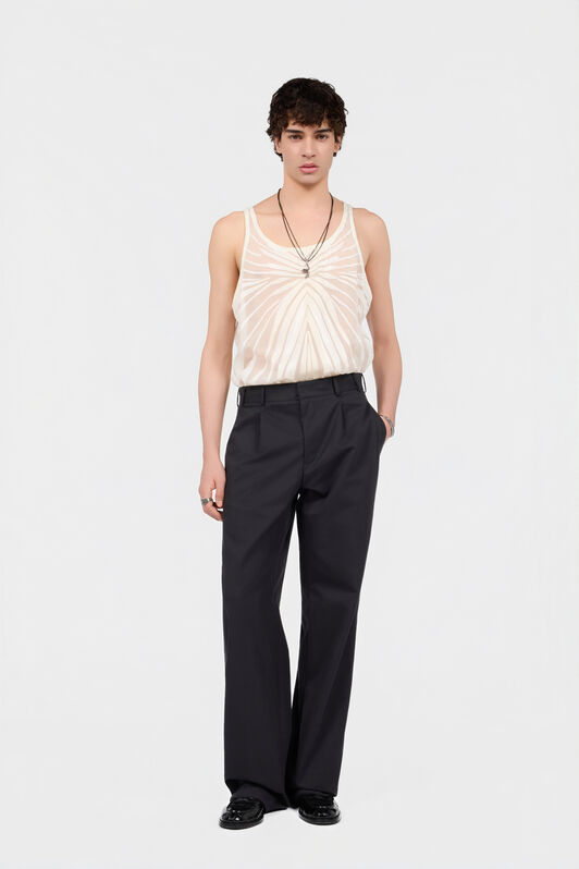 RC Top With Ray Devoré Print NATURAL WHITE XRT600-HLI15