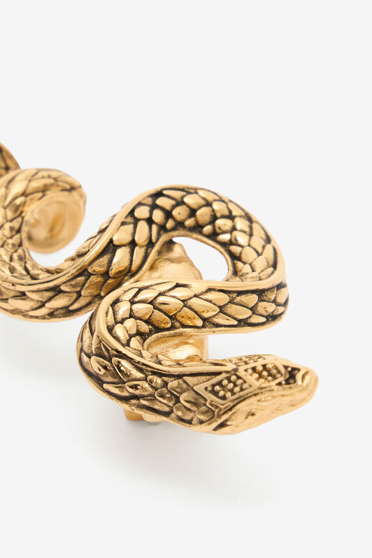 RC Ohrhänger in antikgoldener Schlangenform OLD GOLD WKG014-AM001