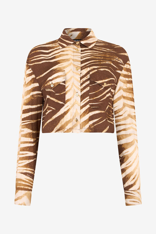 JC Hemd mit Natural Barb-Print SABBIA WFT251-WF649