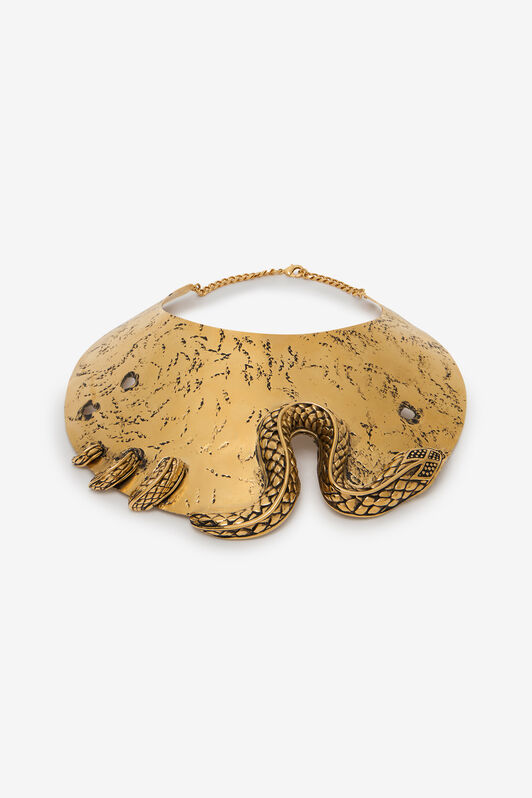 RC Collana Choker Oro Anticato Con Serpente OLD GOLD WWG003-AM001