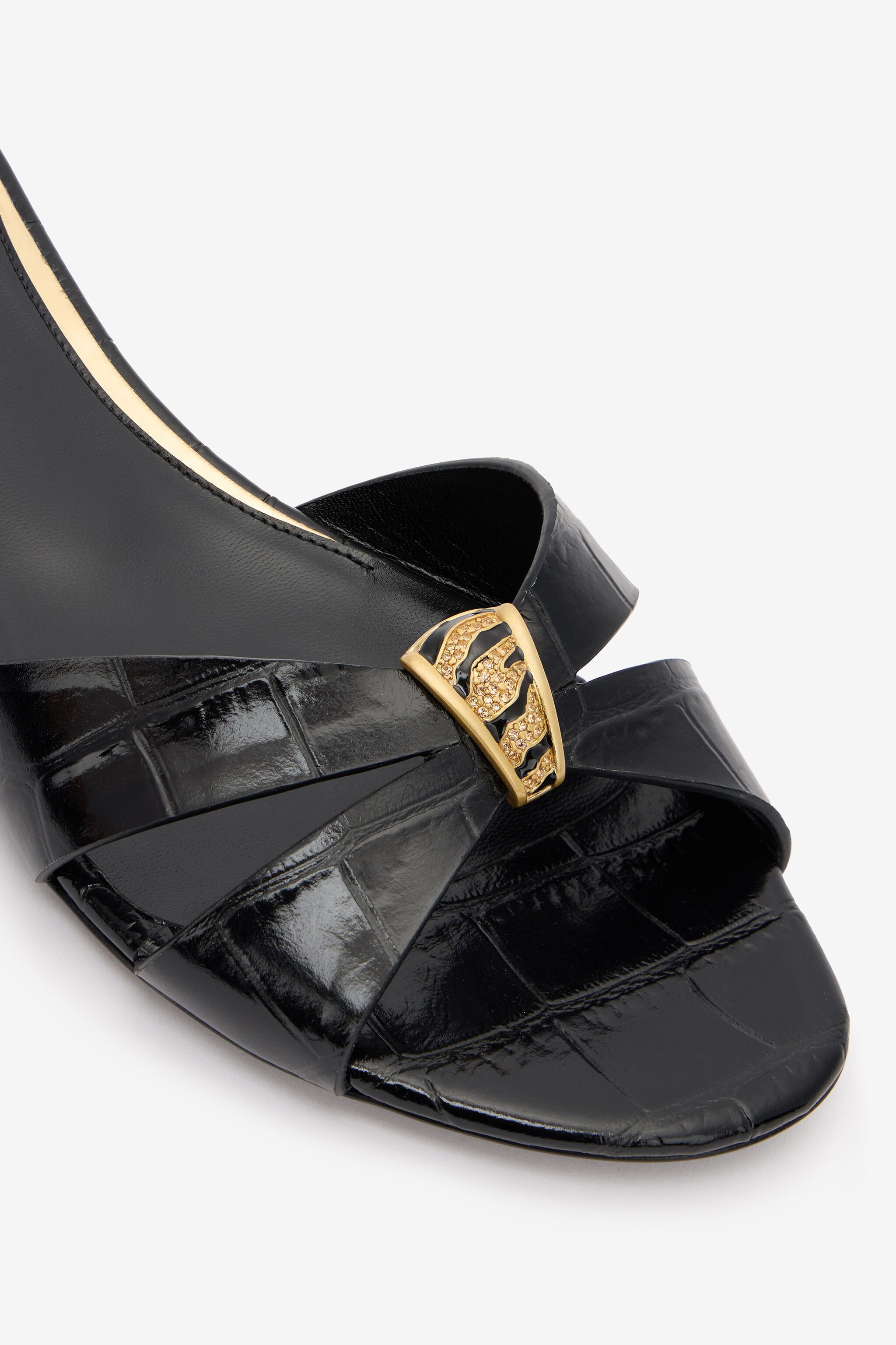 RC Slipper Mit Schmuckapplikation Schwarz VKS023-PZ579