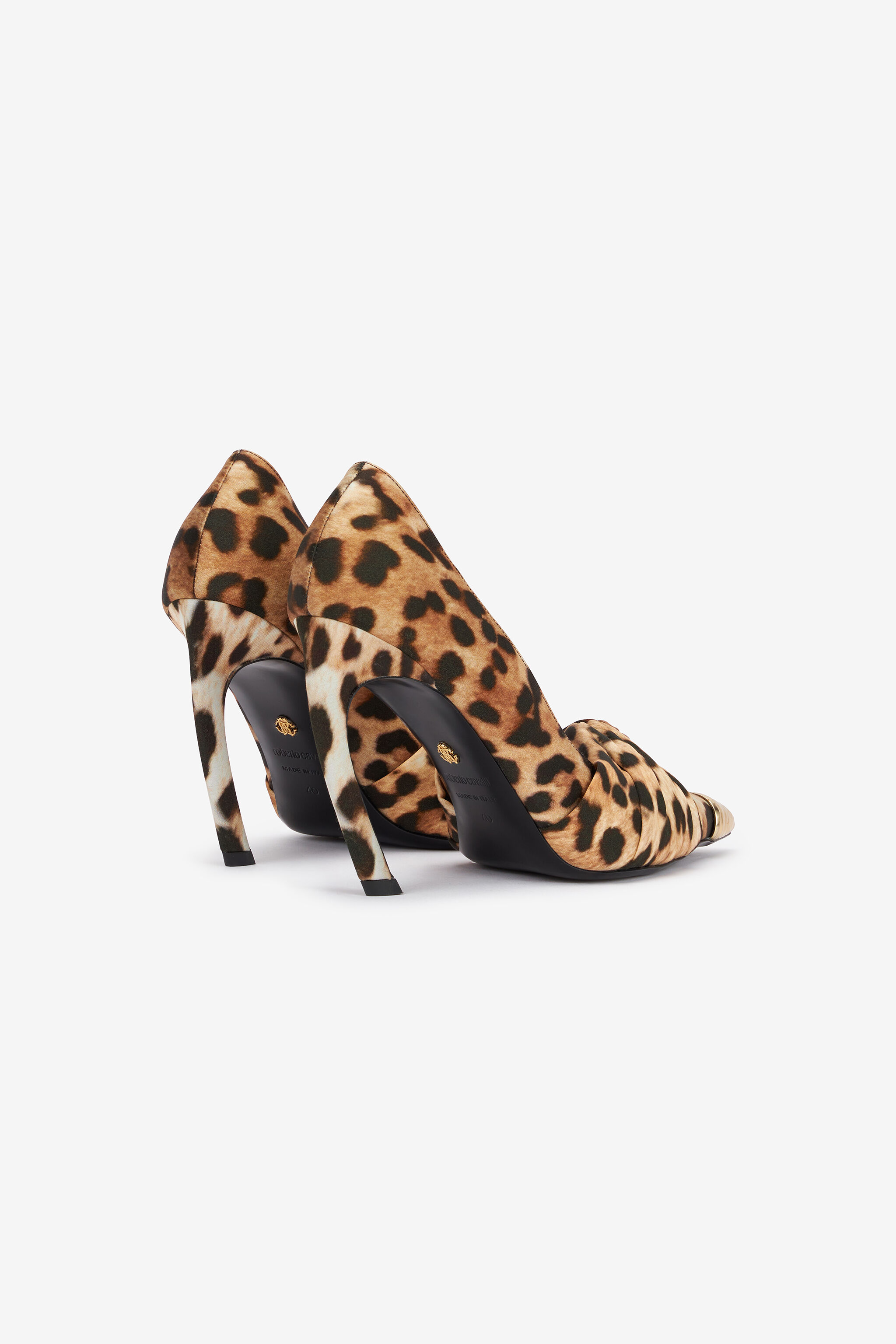 RC Le Pettegole Pump with Jaguar Skin print Light Brown SKS100-PZC26