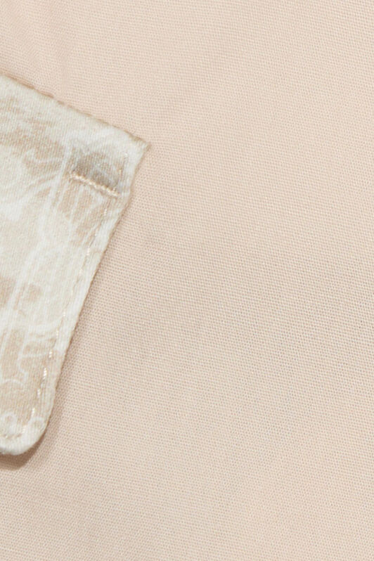 JU Bermudas de algodón con bolsillos BEIGE UJT25D-CH004