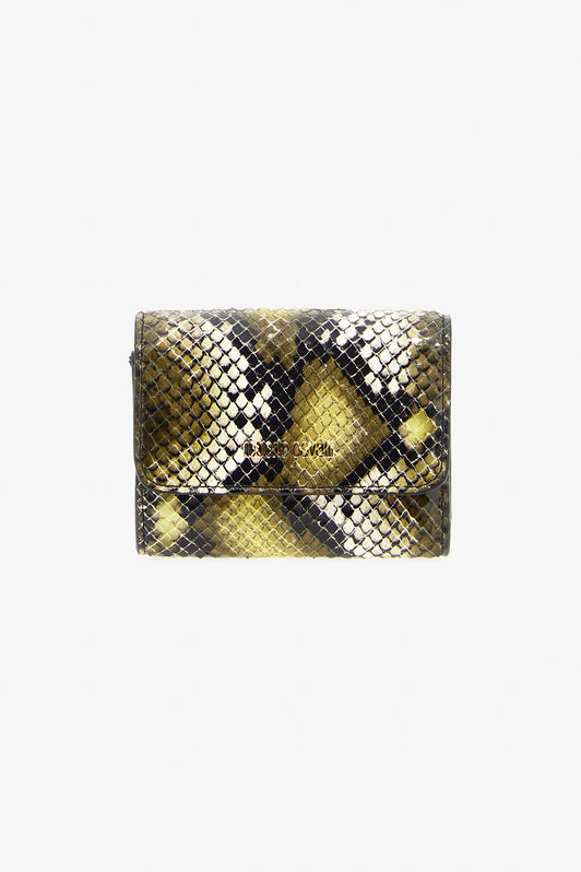 RC Cartera pequeña de piel estampada con logotipo Verde oscuro TKA002-PZ02S