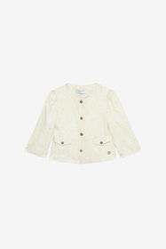 JU Chaqueta Estampado Guepardos Marfil UJT42B-6DO35