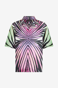 RC Ray Of Paradise Print Shirt PURPLE/GREEN XRT760-4QM33