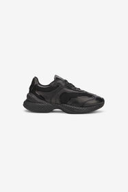 RC Black Chunky Leather Sneakers BLACK WNS013-PZS68