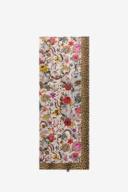 RC Silk Stole with Florentine Flowers Print BEIGE WQI001-HZR29