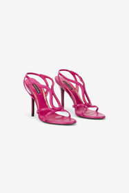RC Sandales en cuir à motif serpent FUCHSIA WQS012-PZ319