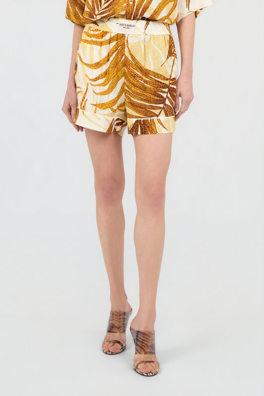 JC Shorts mit Golden Palm-Print DAFFODIL WFT180-WF557