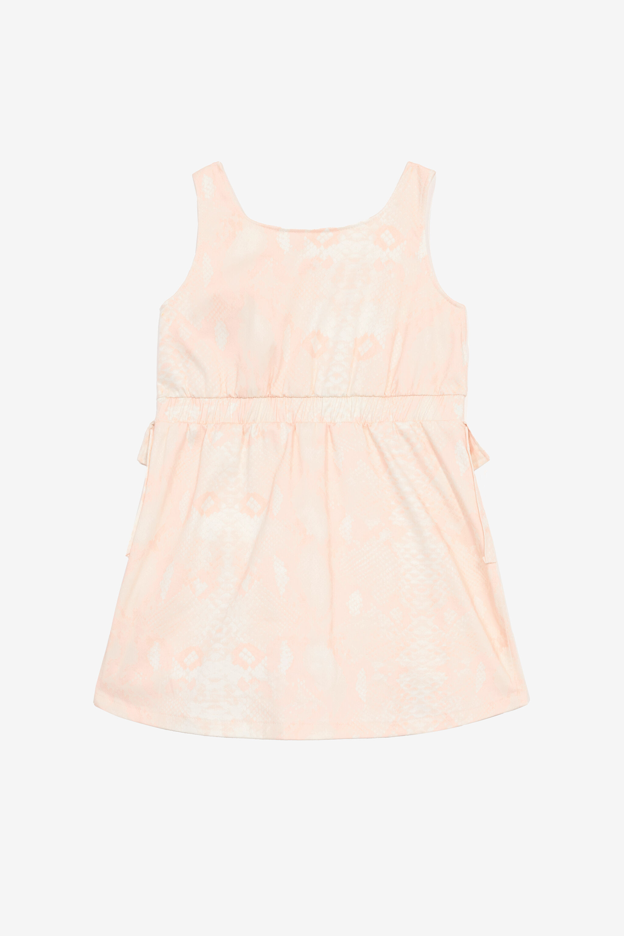 JU Vestido Con Estampado Piel De Serpiente Rosa UJT10D-6SO53