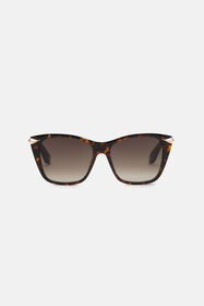 RC Sunglasses with acetate front combined with metal temples SHINY DARK HAVANA VALD04-ID241