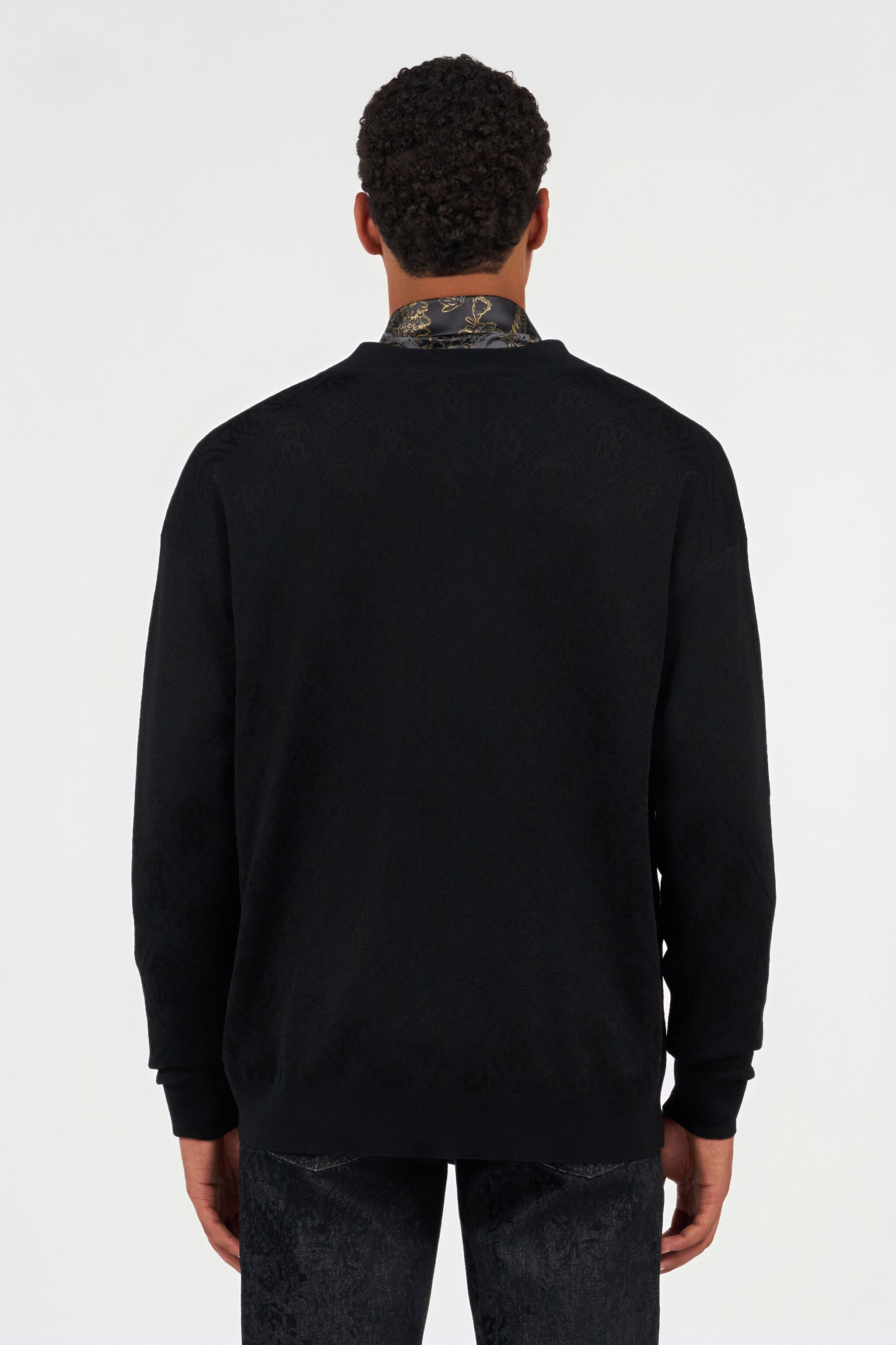 RC Cardigan à motif RC BLACK WRM908-MQ014