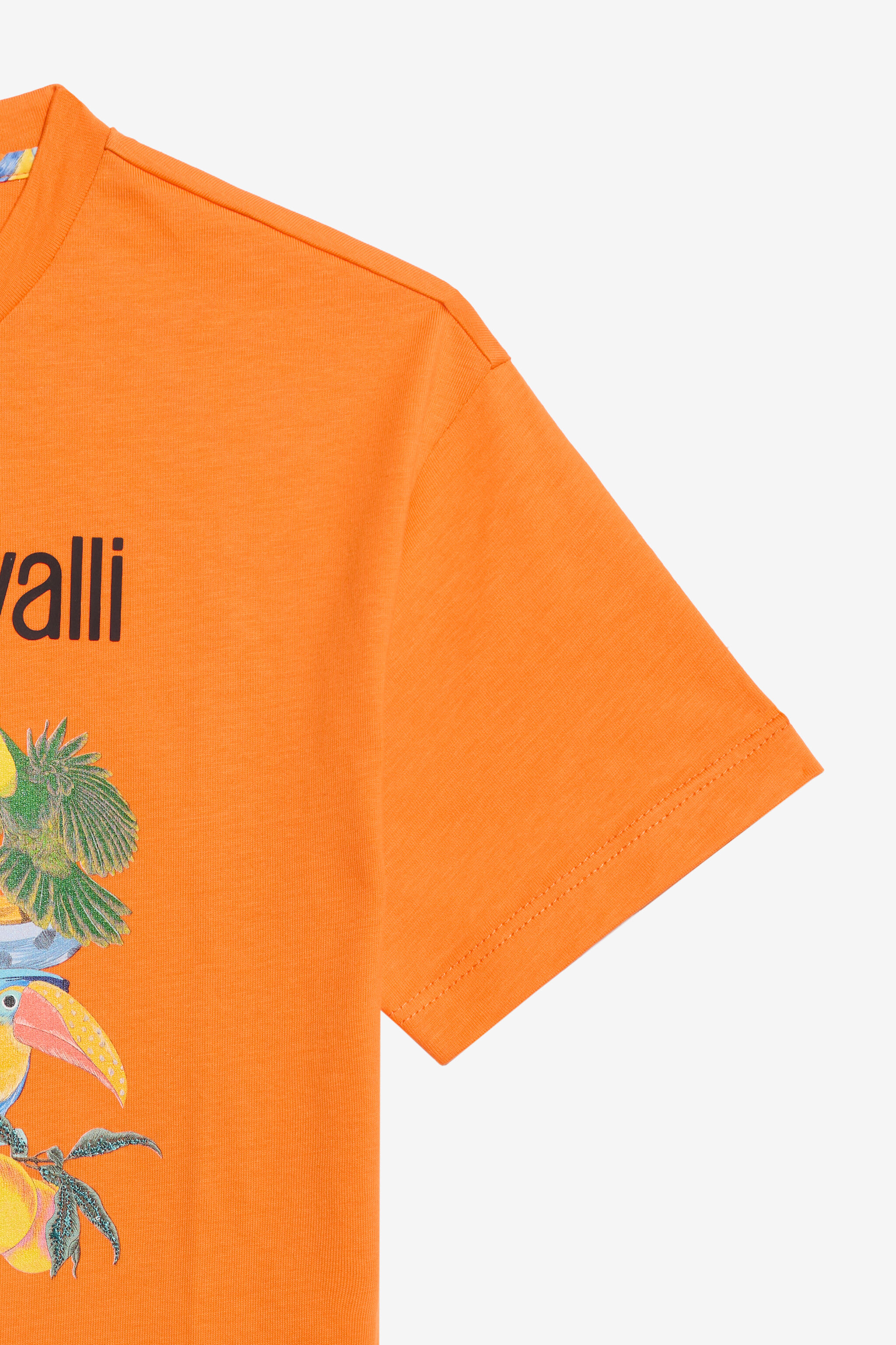 JU T-shirt Stampa Tropical  ORANGE B.OF PARDISE WJT62D-JD001
