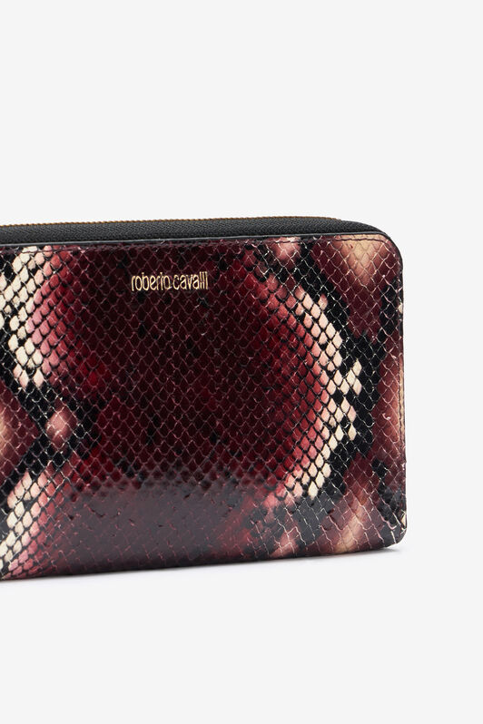 RC Cartera Con Cremallera De Piel Gofrada Morado TKA006-PZ02S
