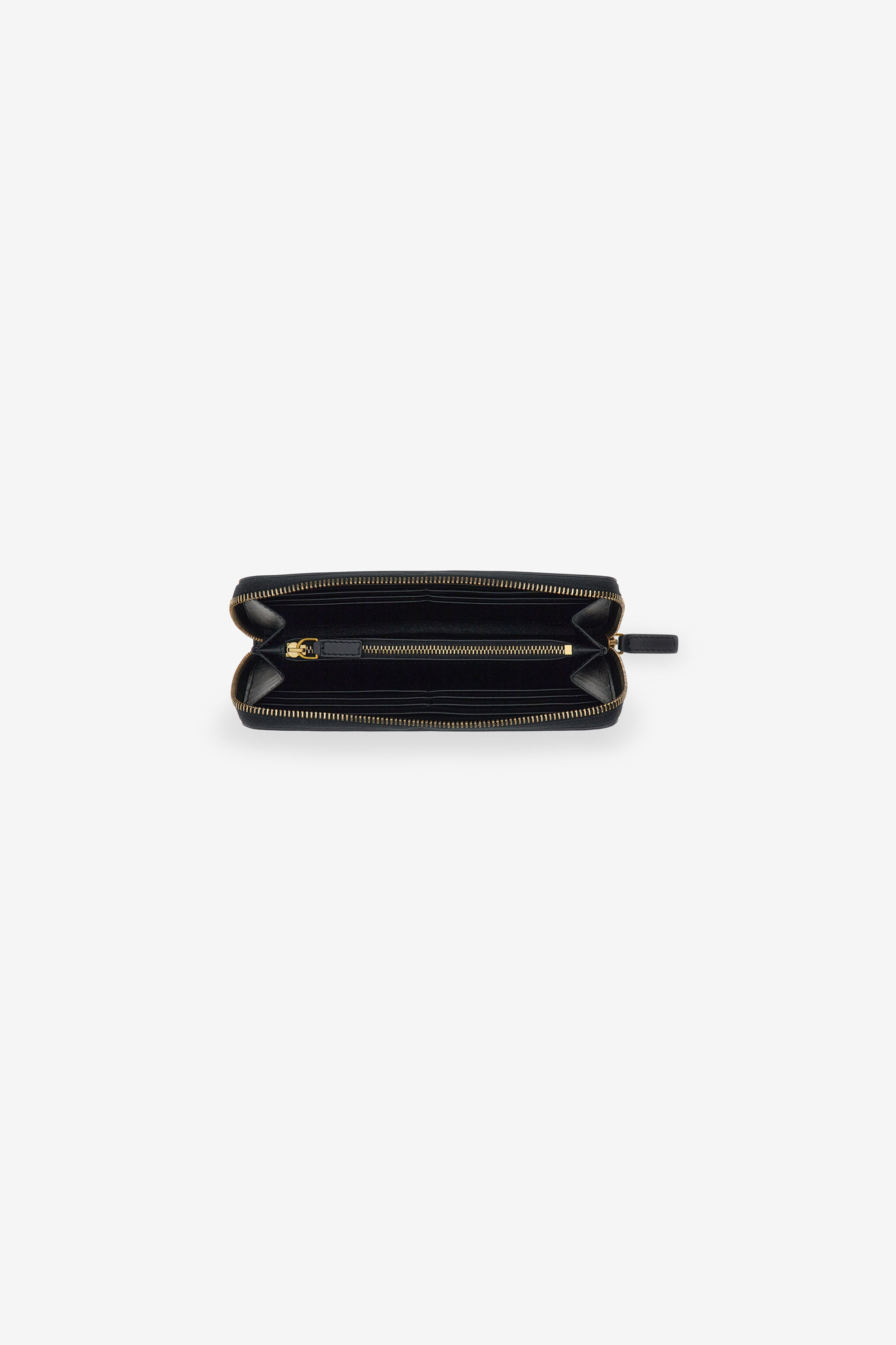 RC Cartera De Piel Negra Con Monogram RC Negro SKA001-PZ172