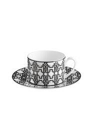 HO Monogram Black2 Tea Cups In Gift Box Black RALA24-IA029