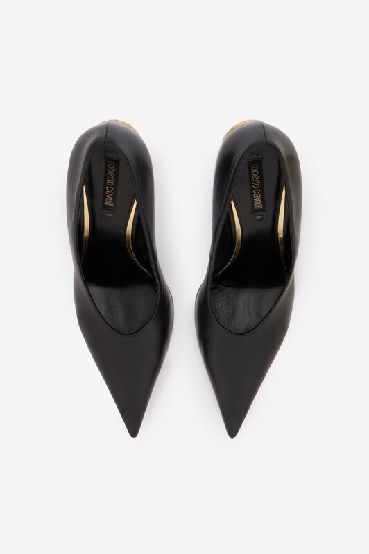 RC Pump Serpentine in pelle BLACK WKS009-PZ319