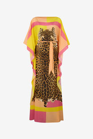 RC Kaftán de seda con estampado Cavalli Pop YELLOW WQT180-SQR33