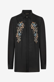 RC Black Embroidered Shirt BLACK SOT70K-3HM70