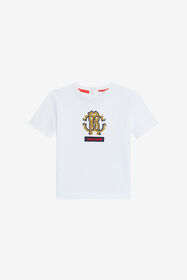 JU Cotton T-shirt with logo OPTICAL WHITE VJT614-JD001
