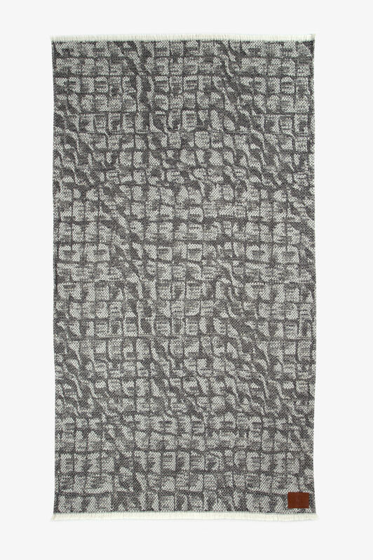 HO Jacquard Plaid Glitch BLACK & GRAY VALH03-IH012