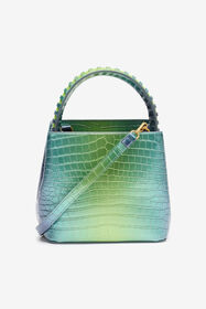 RC Roar Bag With Crocodile Print Light blue UKB011-PZE02