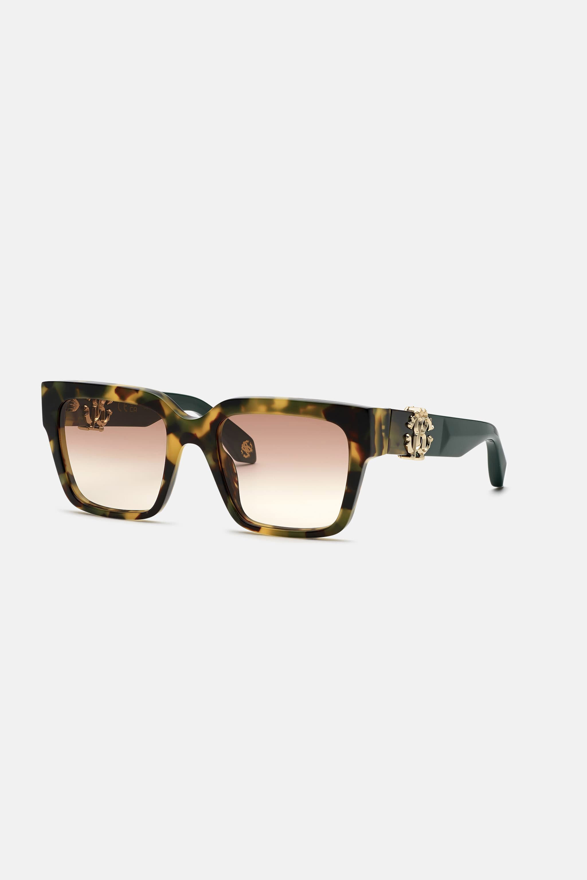RC Sunglasses Roberto Cavalli Monogram Collection Marrón oscuro RALD83-ID086
