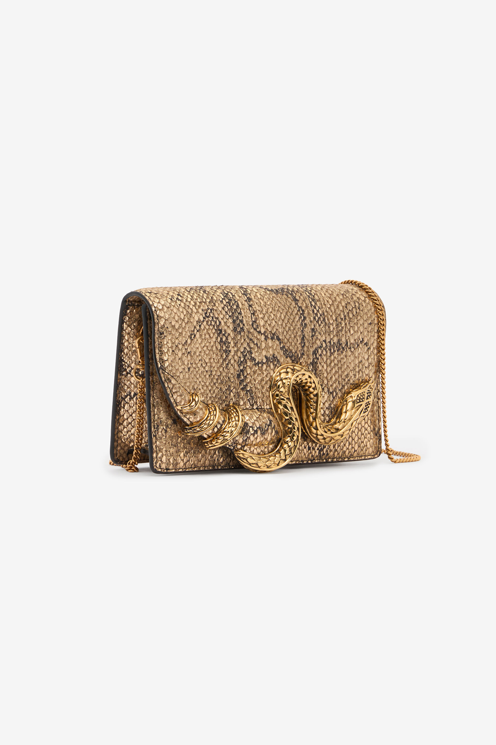 RC Sac à motif python doré et serpent GOLD WWB001-PZS01