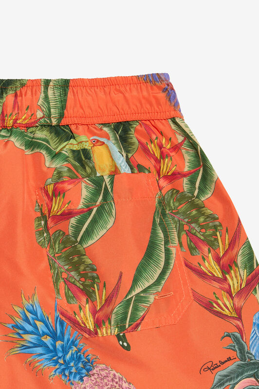 JU Bade-Boxershorts mit Tropicana-Print LIME GREEN WJH00D-7MR12