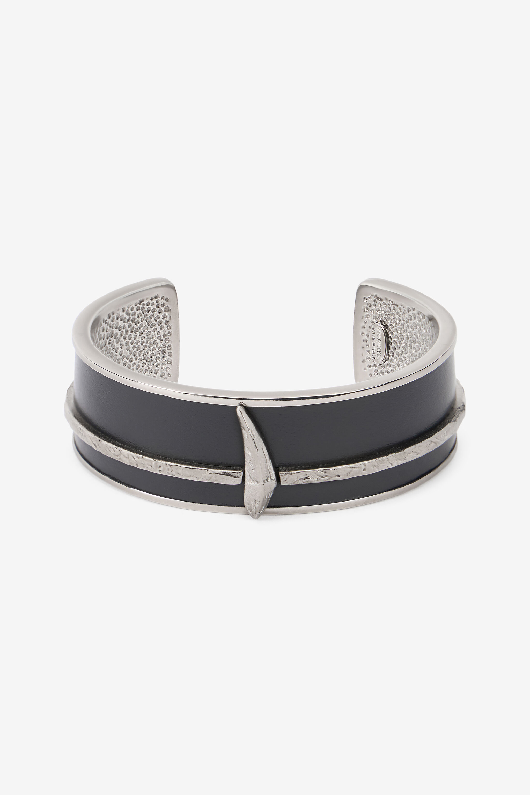 RC Schwarzes und Palladium-Armband mit Fang PALLADIUM BLACK VRG012-AM007