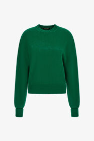 RC Cropped Knit Sweater Green TKM623-MQ001