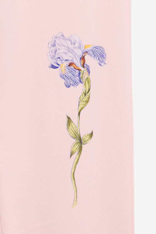 JU Pantalones De Chándal Rosas Con Cintura De Leopardo BABY PINK TJT24O-CF050