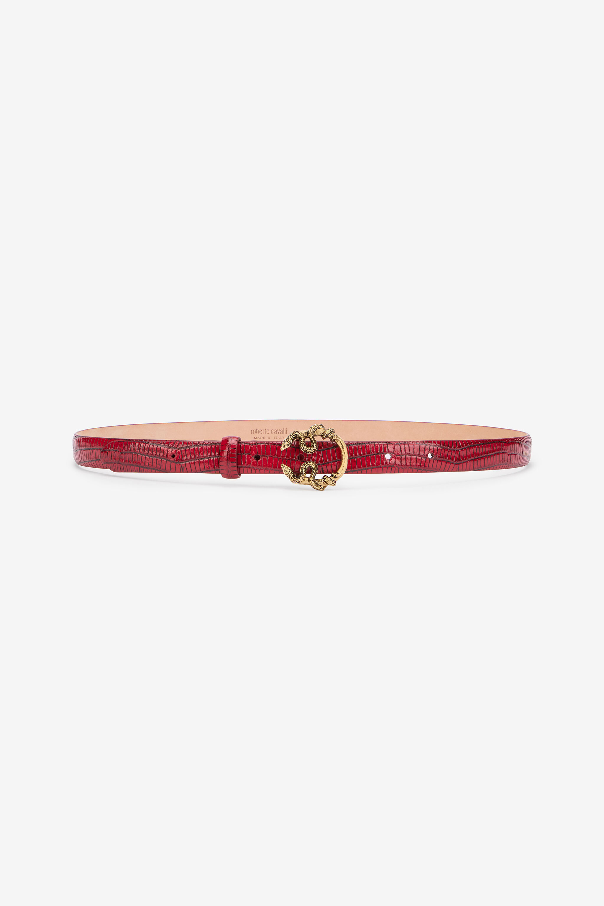 RC Serpentine Gürtel aus Leder RED WKC002-PA001