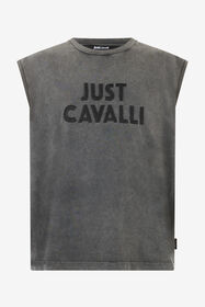 JC Grey T-shirt With Logo BLACK WFT066-WF096