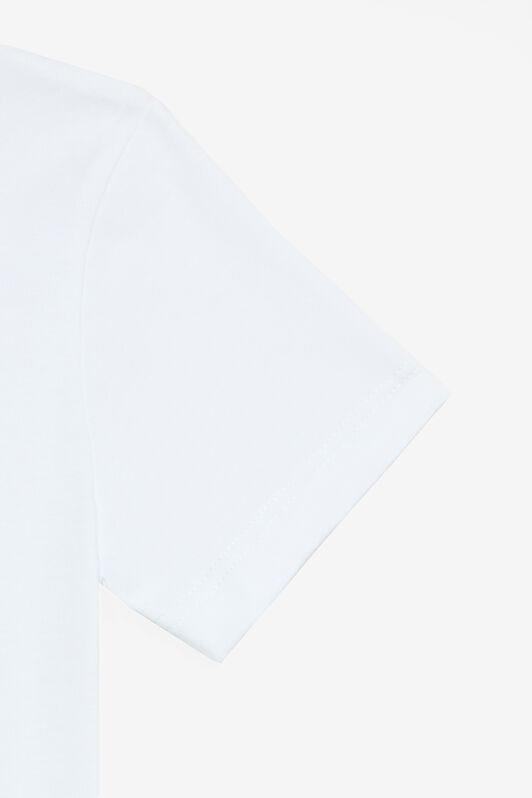 JU Camiseta Con Monograma RC Y Firma De Pedrería Blanco UJT62E-JD001