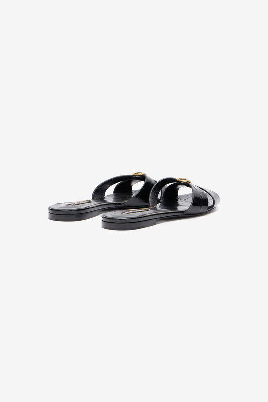 RC Slipper Mit Schmuckapplikation Schwarz VKS023-PZ579