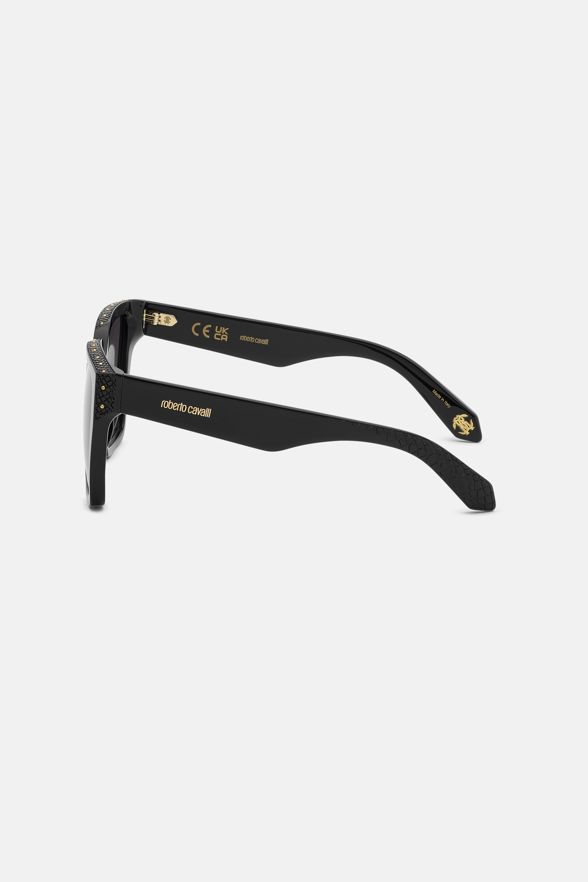 RC Lunettes de soleil larges et féminines SHINY BLACK VALD11-ID249