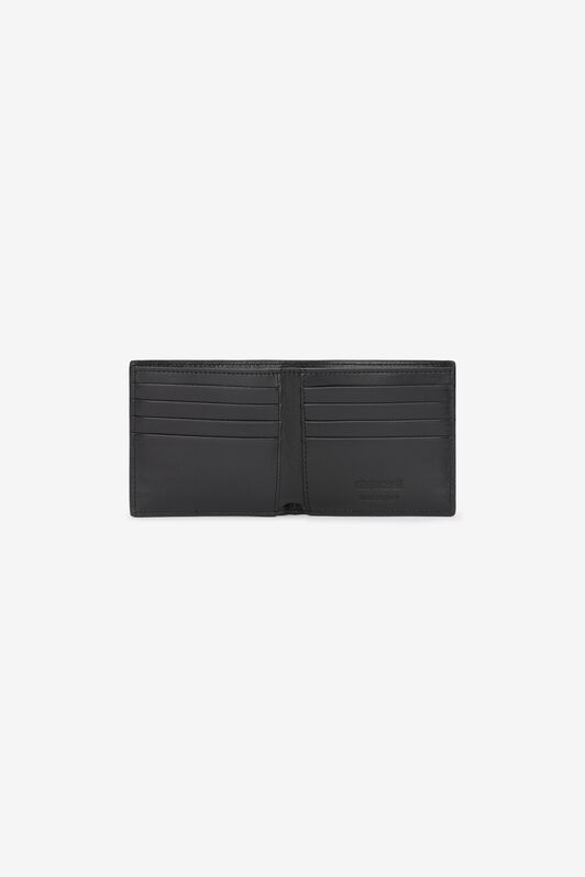 RC Cartera De Dos Pliegues Con Monograma Mirror Snake Negro VRA008-PZS76