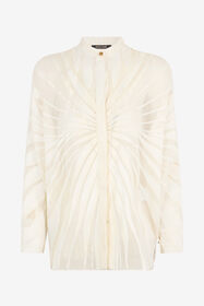 RC Shirt With Ray Devoré Print WHITE XKT700-FXI15