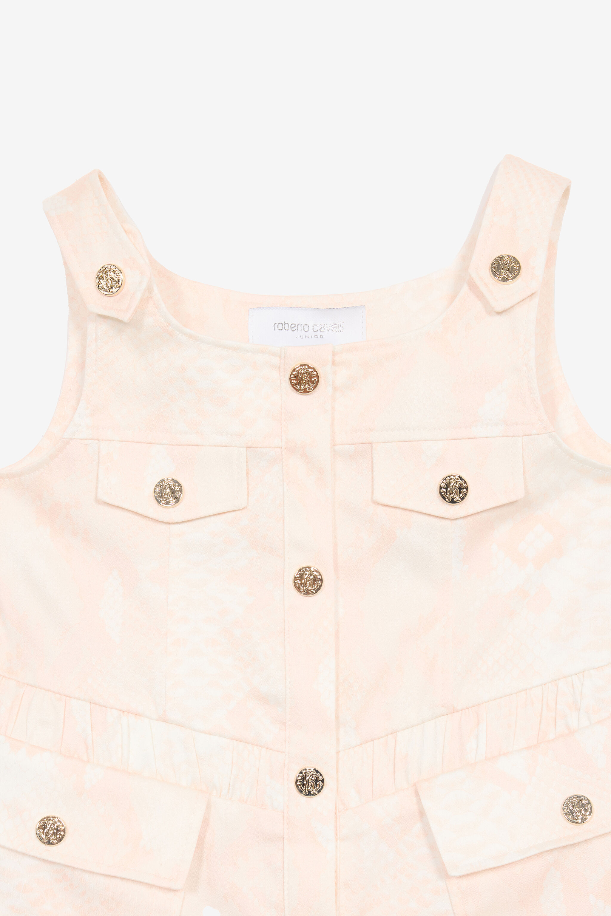 JU Vestido Con Estampado Piel De Serpiente Rosa UJT10D-6SO53