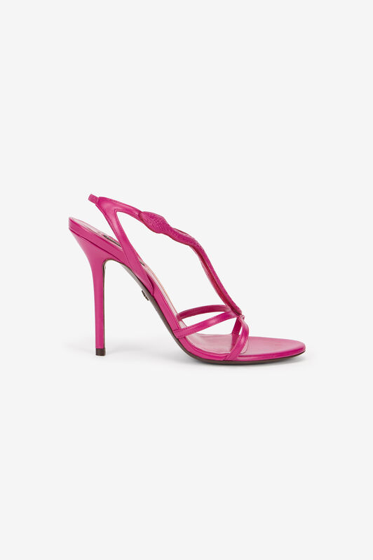RC Ledersandalen mit Schlangenmotiv FUCHSIA WQS012-PZ319