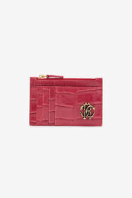 RC Crocodile-Effect Coin Purse Fuchsia VKA003-PZ975