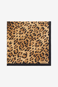 RC Silk Scarf with Jaguar Print NATURAL WKI003-OZP73