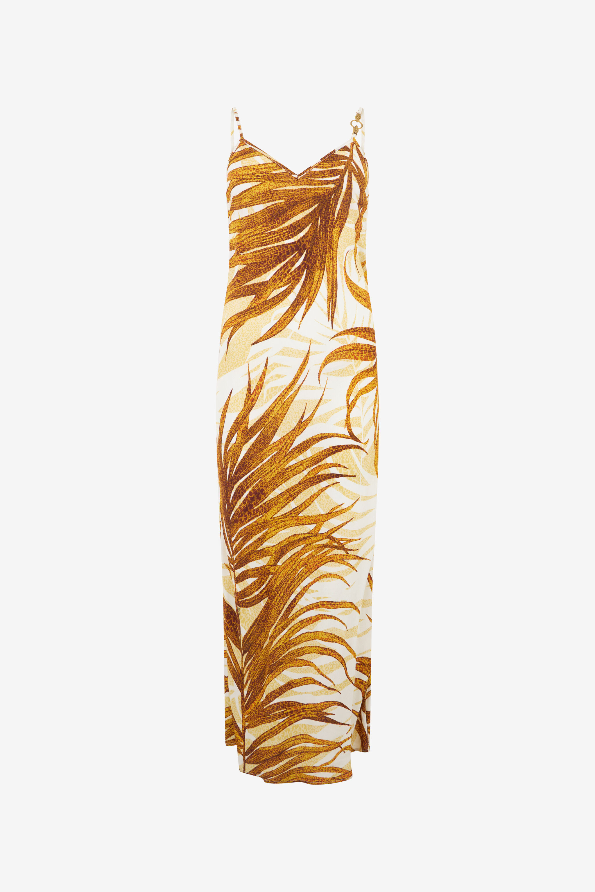 JC Kleid mit Golden Palm-Print DAFFODIL WFT313-WF711