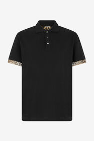 RC Polo With Jaguar Skin Details Black VRT64A-KB002